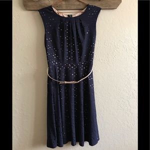 Navy blue dress